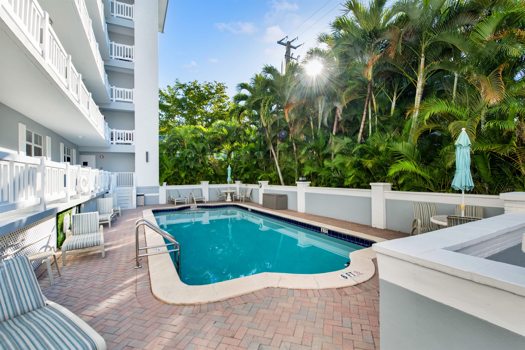 Poolside amenity exterior portfolio project